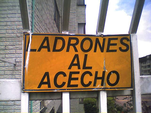 Ladrones al acecho